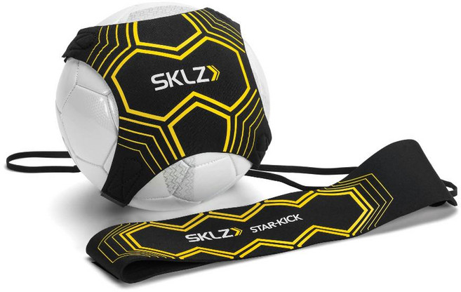 SKLZ 스타 킥 핸즈프리 조절 식 솔로 축구 트레이너 Solo Soccer Trainer, A. Black, 1개