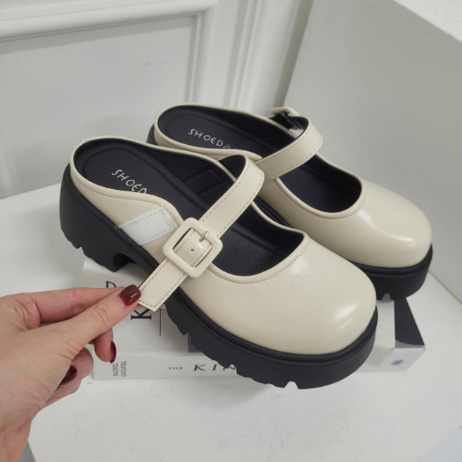 릴리 벨크로 통굽 블로퍼 (5cm 2color)