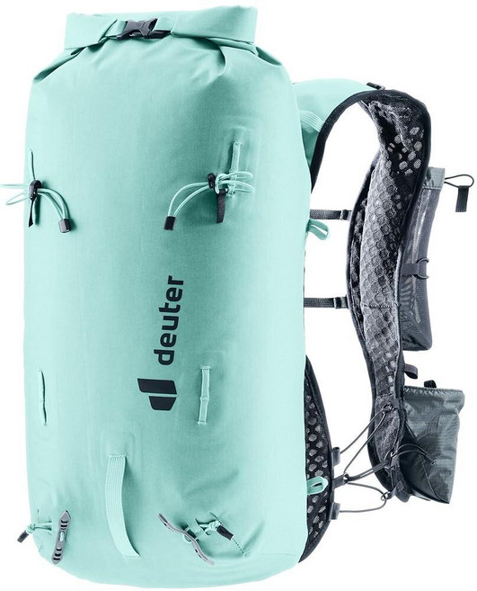 미국출고 평점4.5+ 235911 Deuter Vertrail 16L 알파인 백팩 I 방수 경량 하이킹 및 등산 팩 - 글레이셔-그래파이트, 16 L, Glacier-graphite, Glacier-graphite