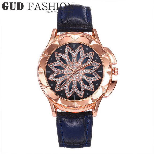 [패션545] 플라워 보석 큐빅 패션시계 여성 손목 시계