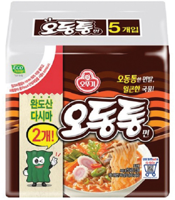 오뚜기 오동통면120g 10봉, 10개