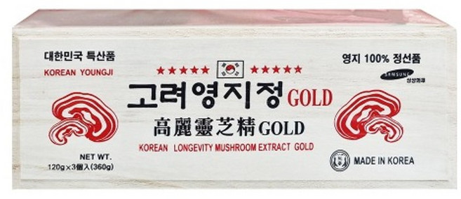 한국홍삼바이오 고려영지정골드, 120g