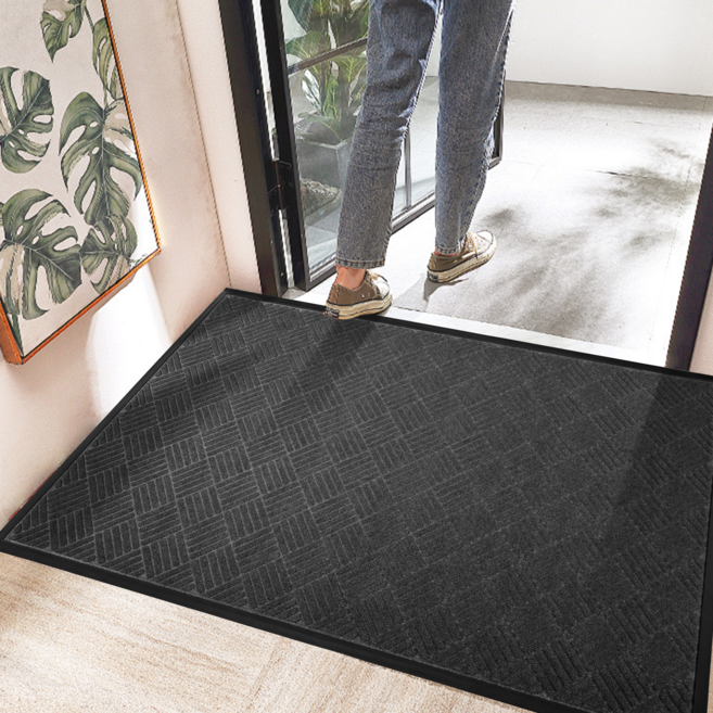 Kismetic 현관발매트 업소용 발매트 대형 가정용 출입구 발매트 대형 멀티 컬러, 그레이, 1개