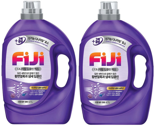 FIJI 디나자임 딥클린 맥스 4.7L X 2, 2개