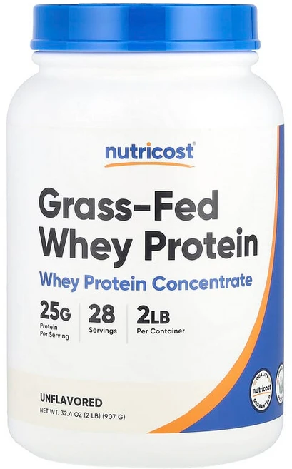 Nutricost 목초 사육 유청 단백질 무맛 907g(2lb) NCS-57342, 907 g, 1개, 907g - 쿠팡