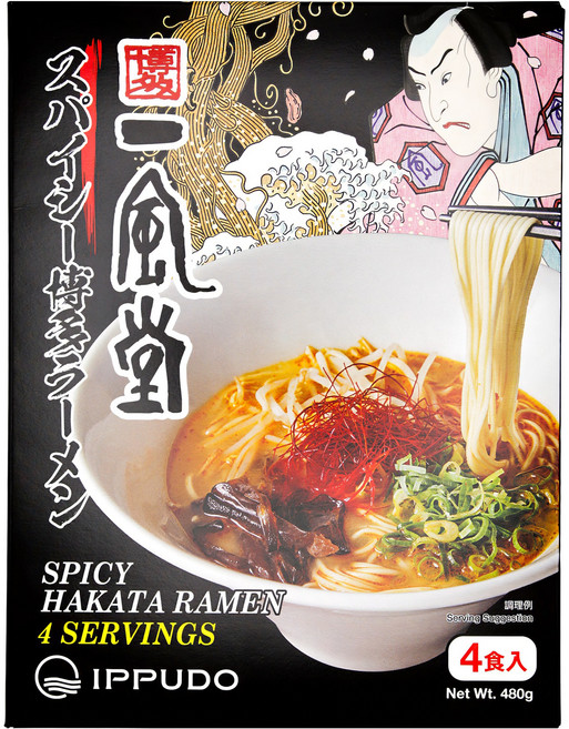 Ippudo 辣味博多拉麵 4入, 1個