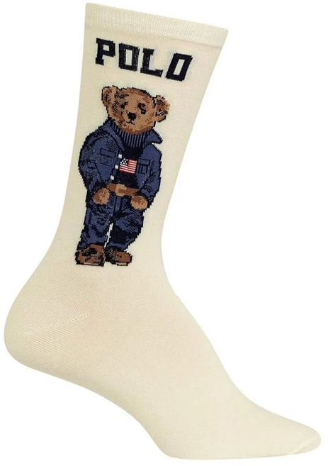 폴로랄프로렌 POLO RALPH LAUREN 여성용 폴로 베어 바지 양말 Bue Bear - 쿠팡