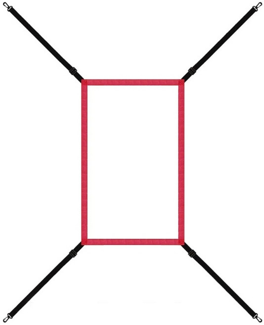 야구 소프트볼 연습 네트 야구 훈련 네트 타격 배팅 캐치 투구 백스톱 야구 훈련 네트, Red, 1개