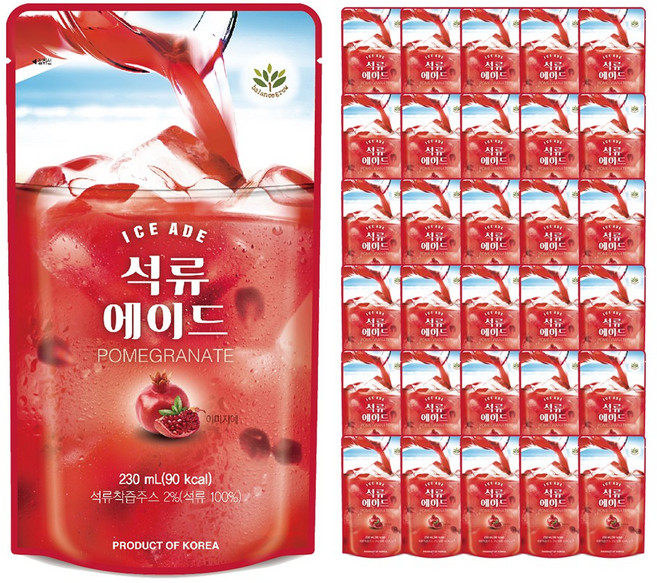 발란스그로우 석류 에이드, 230ml, 30개