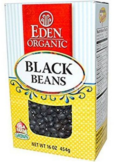 에덴 푸드 건조 검은콩 상자 16 온스 (3개 묶음) Organic Dry Black Beans, 1개