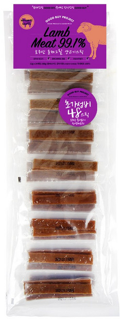 오래오래프로젝트 초대용량 순수 양고기스틱 48개입 288g, 1개