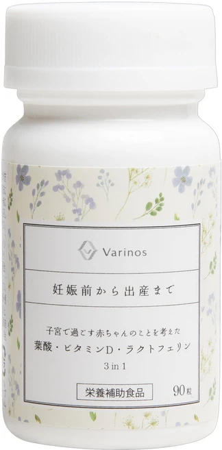 락토페린 엽산 비타민D 3in1 서플리먼트 90정/개 임신 준비, 1개, 90정 - 쿠팡