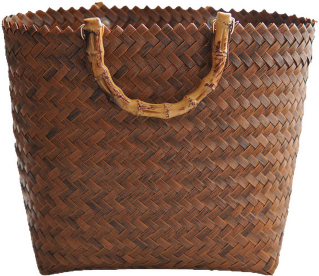 라탄백 왕골 가방 여름 대나무 손잡이 가방 비치 바캉스 핸드백