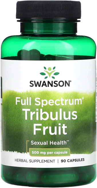 Swanson Full Spectrum 트리뷸러스 열매 500mg 캡슐 90정, SwansonFullSpectrum트리뷸러스열매500m, 1개 - 쿠팡