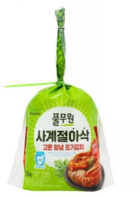 풀무원식품 사계절 아삭 고운 양념 포기김치, 10개, 1.5kg