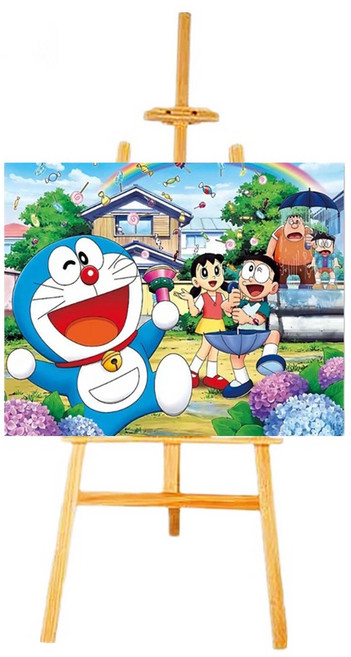 haengbuk 액자형 DIY 보석 십자수 도라에몽, 40cm*50cm, HBD-001도라에몽, 1개, HBD-001