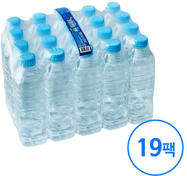 동원 샘물 무라벨 생수, 380개, 500ml
