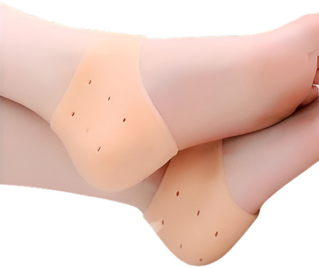 생활살림꾼 발 뒷꿈치 보습 패드 보습양말, 스킨, 3개, 2개입