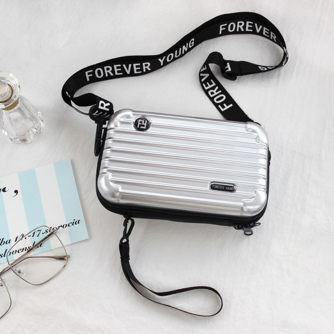 라피던트 휴대용 미니 캐리어 크로스백 튼튼 하드 안경케이스