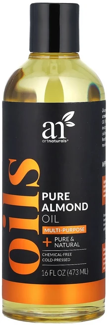 artnaturals 순수 아몬드 오일 473ml(16fl oz) artnaturals (아트내추럴스), 1, 473ml - 쿠팡