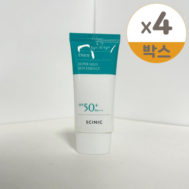 싸이닉 엔조이 슈퍼 마일드 썬 에센스 (SPF50+), 50ml, 4개