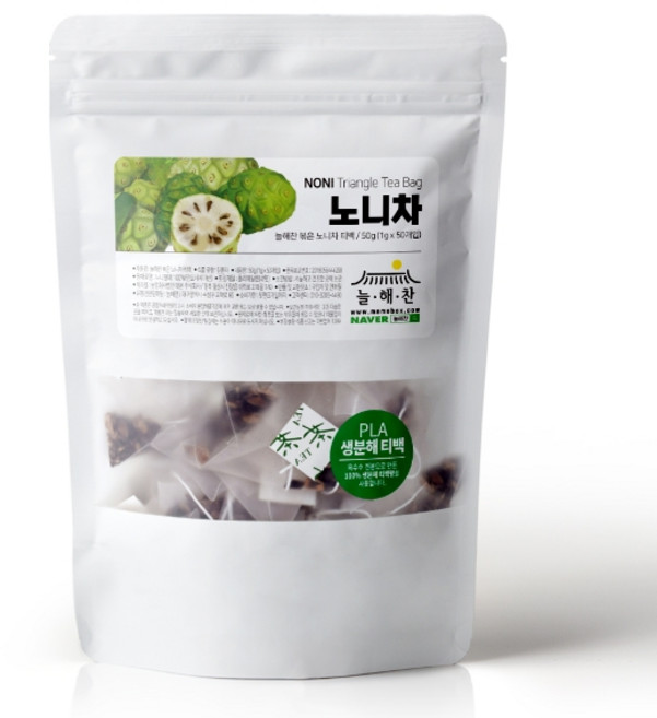 기타 늘해찬 볶은 노니차 허브차 50티백, 1g, 1개, 50개입