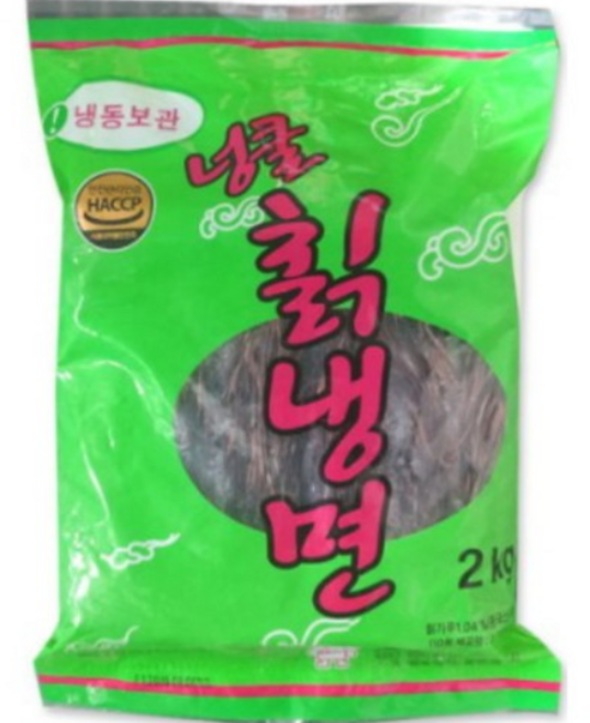 (냉동)농민 칡냉면2kg, 1개, 2kg