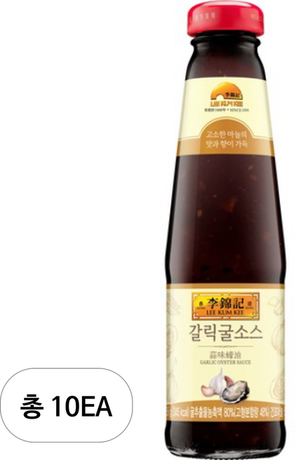 이금기 갈릭굴소스, 255g, 10개