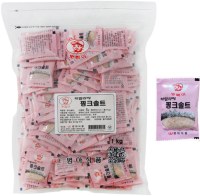 범아 뽀빠이 핑크솔트 5그램 2백개입, 1개, 1kg