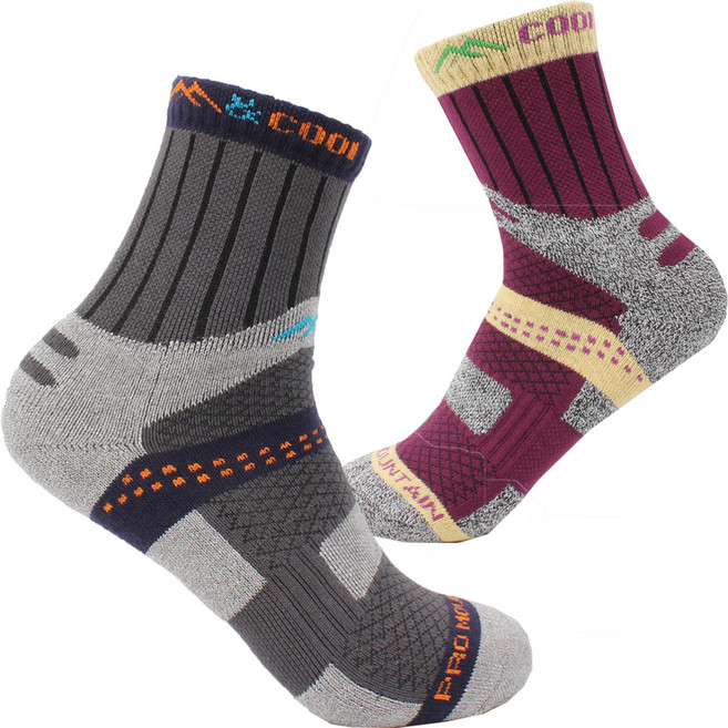 마운틴 등산양말 기능성 스포츠양말 트레킹양말, 블랙, 1개