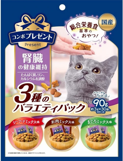 콤보 3종 버라이어티 팩 신장 건강 유지 90g 10개 세트 - 쿠팡