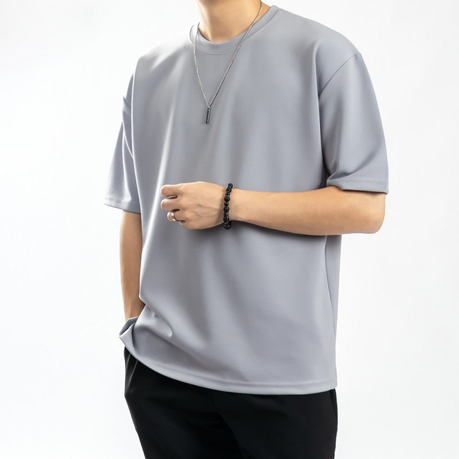 [컴클로젯] (M~2XL)(7컬러) BD2413 오버핏 분또 무지 반팔