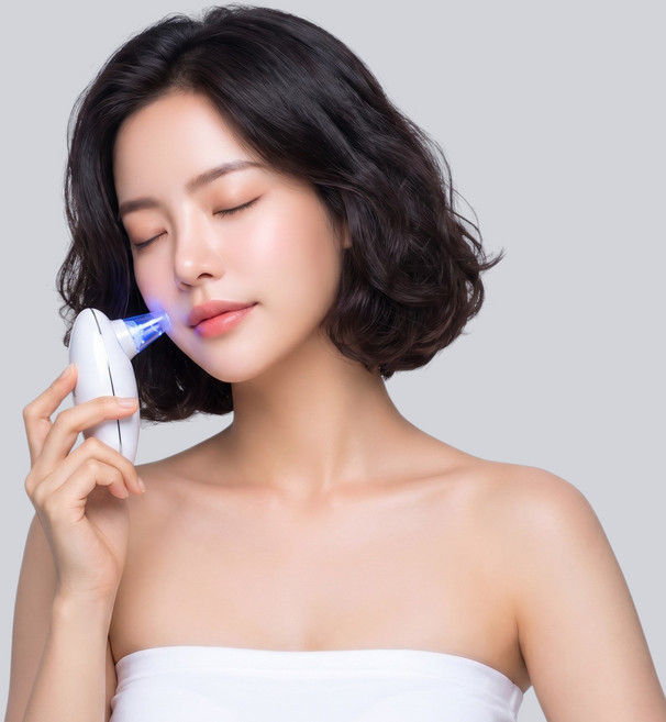 펄케어 피지 압출기 흡입기 블랙헤드 제거기, 화이트, PPVC01