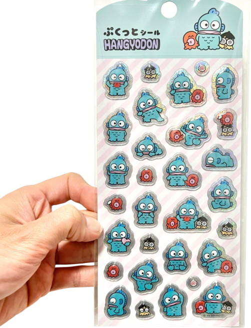 산리오 입체스티커 정품 볼록 스티커, 한교동, 1개