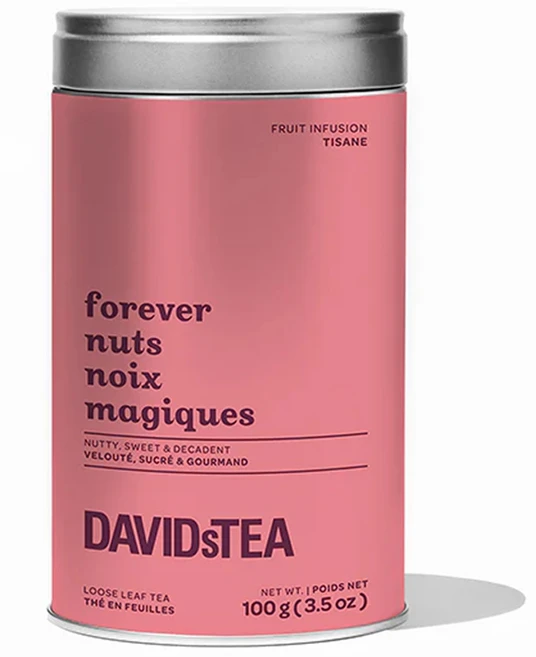데이비스티 DAVIDs TEA 포에버 넛츠 티 아이코닉 틴 - 쿠팡