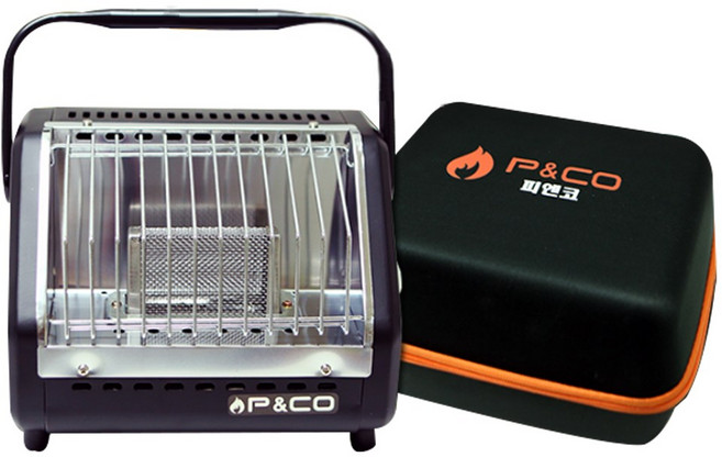 SZ몰 피엔코 포터블 가스히터 무광블랙 부탄가스히터 캠핑 낚시난로 휴대용 소형