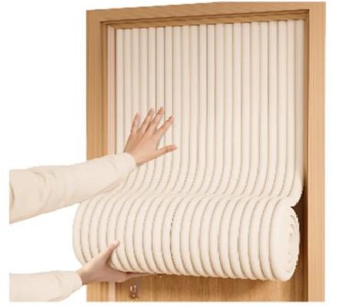 自粘式吸音棉 臥室降噪靜音門窗隔音簾 50x200cm, 1個