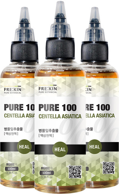프리킨 병풀추출물 원액100%, 3개, 100ml