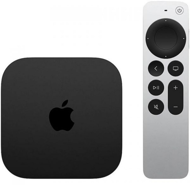 TV 스트리밍 장치 무선 스틱 플레이어 Apple 4K Wi-Fi 3세대 Siri 리모컨 전원 코드 1년 제한 보증 64GB WiFi