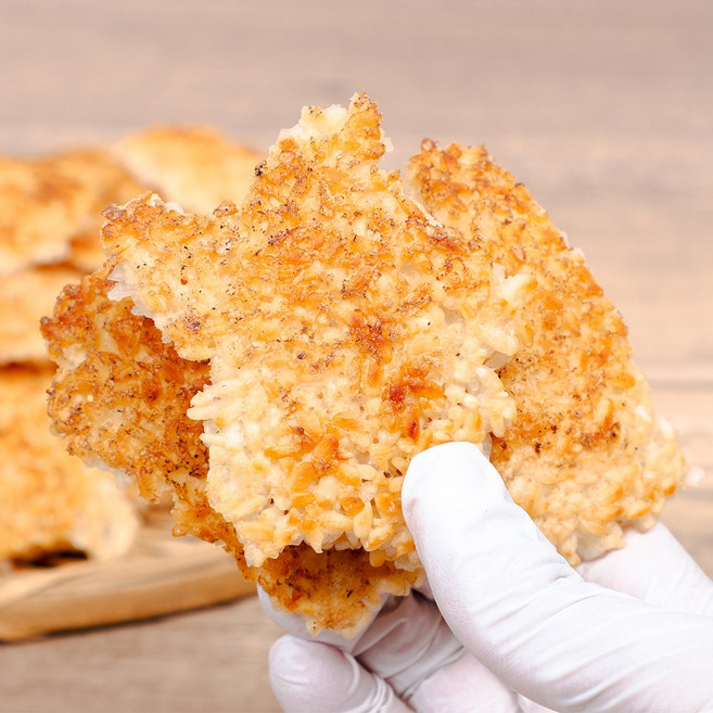 우리쌀 솥뚜껑 누룽지 100% 우리 쌀로 만든 누룽지 바삭한 식감 구수함은 기본, 1개, 200g