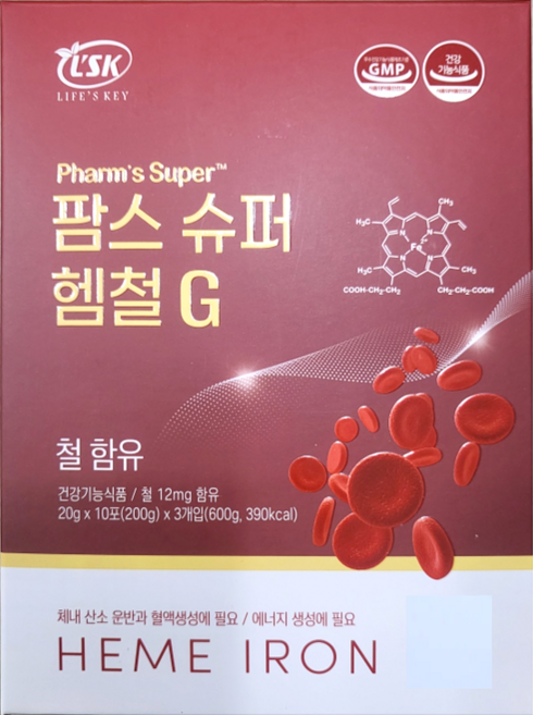 팜스 슈퍼 헴철 G 15gX30포, 1개, 30회분