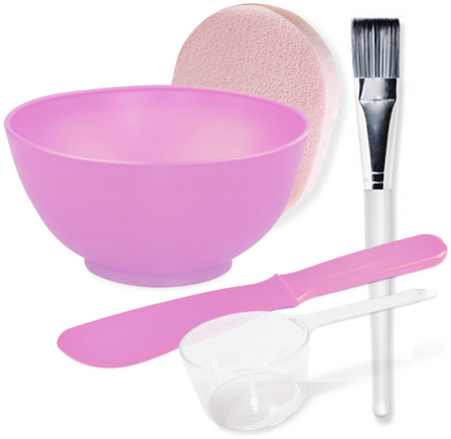 쥴레 팩도구 모델링팩 석고팩 5종 세트, 1세트, 퍼플