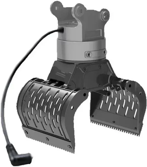 2025년 최신 액세서리: 후이나 1580 1593 RC 굴삭기 액세서리 합금 볼 그리퍼 드릴 비트 플라이어 ﻿, 02 Gripper