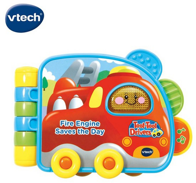 Vtech 嘟嘟車生活翻翻書-消防車, 1個