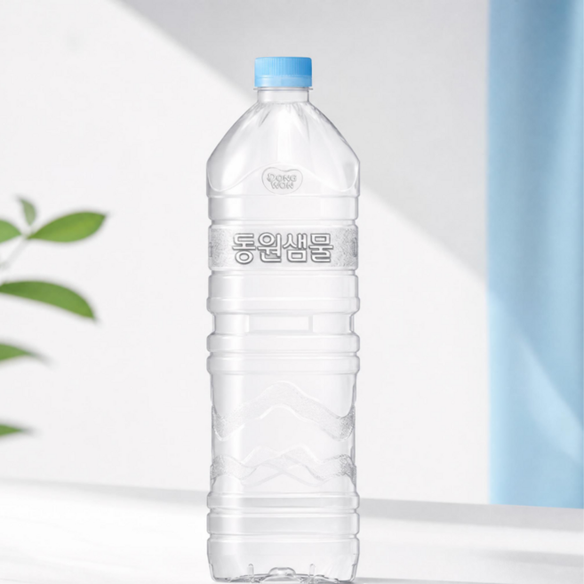 [동원] 라벨프리 동원샘물 2L x24병 /무라벨 /생수, 24개