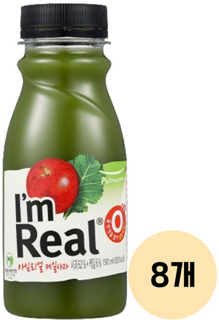 [풀무원]아임리얼 케일사과 190mlx8개, 190ml, 8개