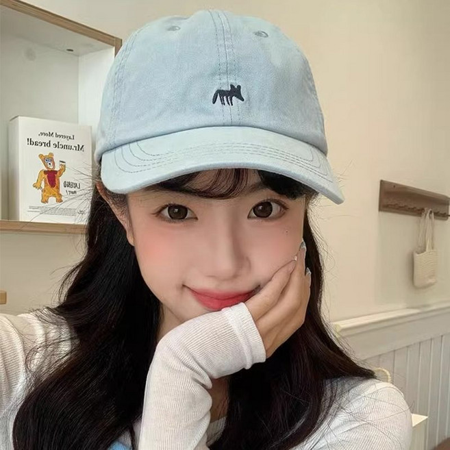 여성 볼캡 야구 모자 여름 썬캡 사계절 캡 모자 캐주얼 자수 자외선 차단 스냅백 모자 lPC