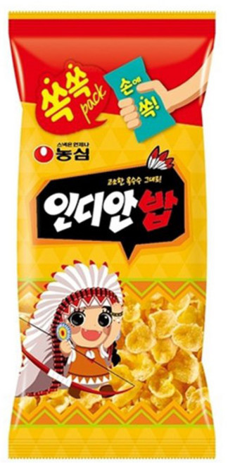 농심 미니 인디안밥 45g, 쫄병매콤 82g, 82g