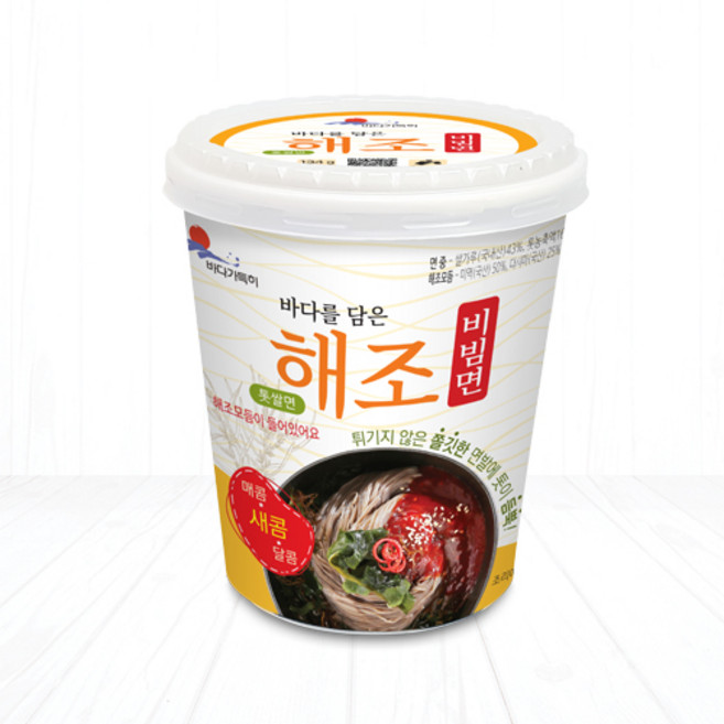 바다를 담은 해조 비빔면(톳쌀면)134gx12, 12개, 134g, 12개