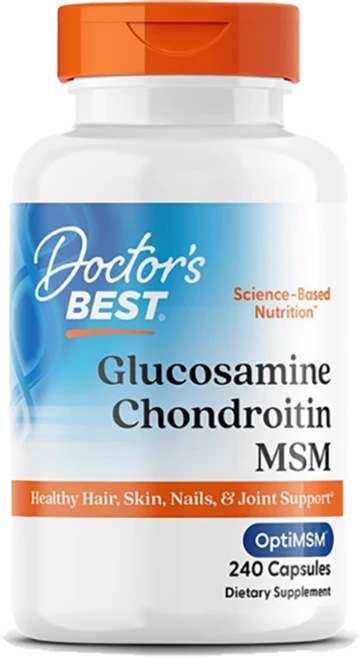 Doctor's Best 관절 관리용 글루코사민 콘드로이틴 MSM, 240회분, 1개 - 쿠팡